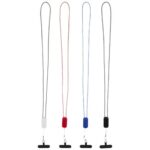 Anser recycled plastic smartphone lanyard with 27W 5-in-1 built-in cable - Image 18