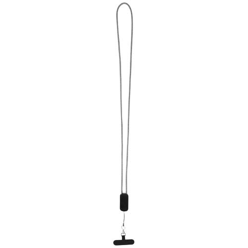 177083977869513 Anser recycled plastic smartphone lanyard with 27W 5-in-1 built-in cable - Image 1
