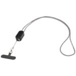 Anser recycled plastic smartphone lanyard with 27W 5-in-1 built-in cable - Image 3