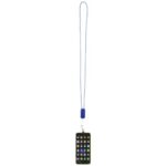 Anser recycled plastic smartphone lanyard with 27W 5-in-1 built-in cable - Image 22