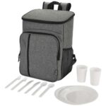 Tundra GRS recycled picnic cooler backpack with cutlery set 20L - Image 13